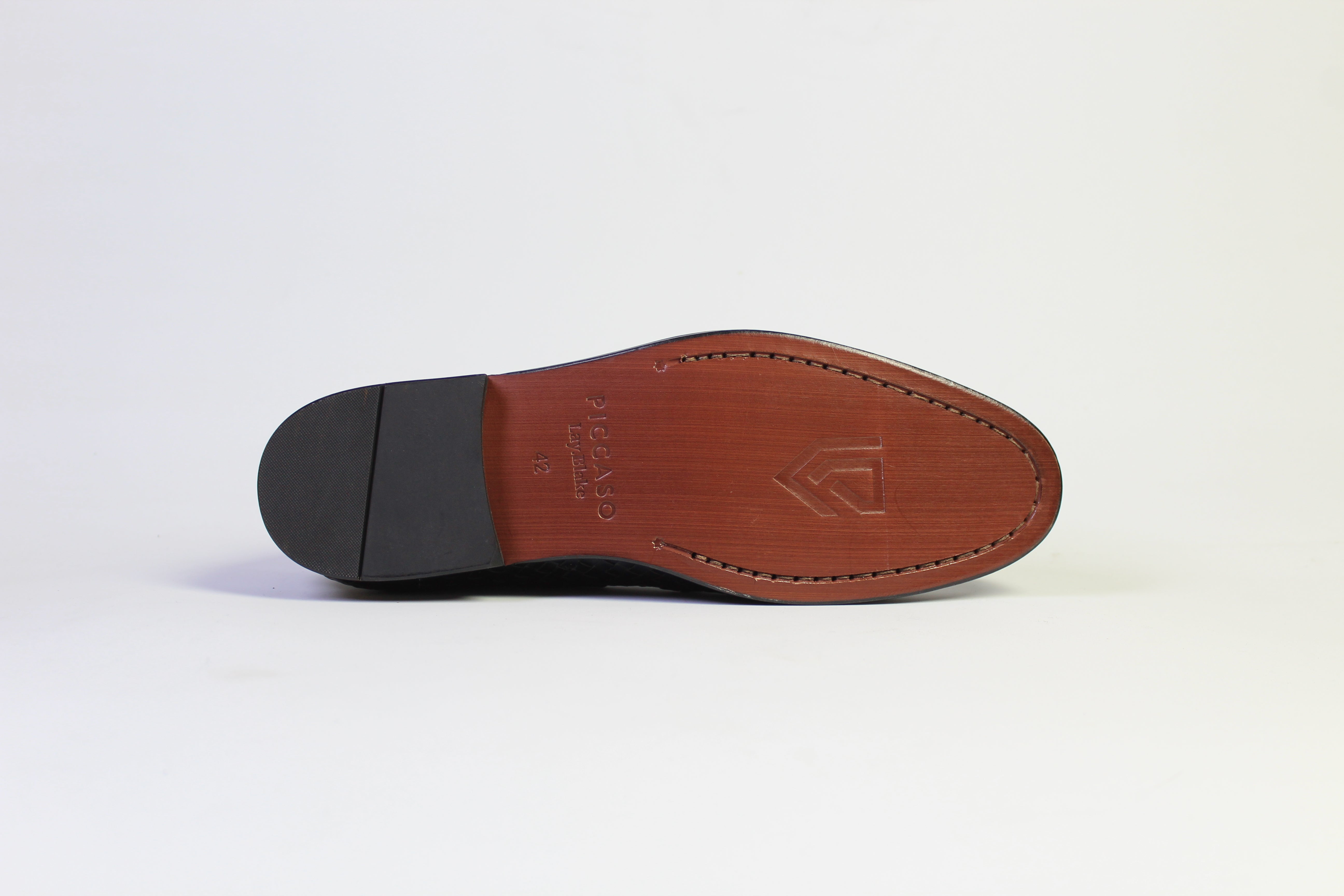 Woven Tassel Loafers – Black