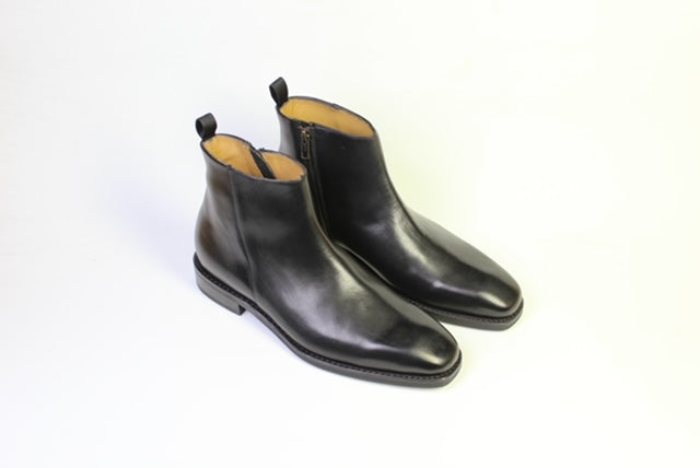 Zipper Boots Black