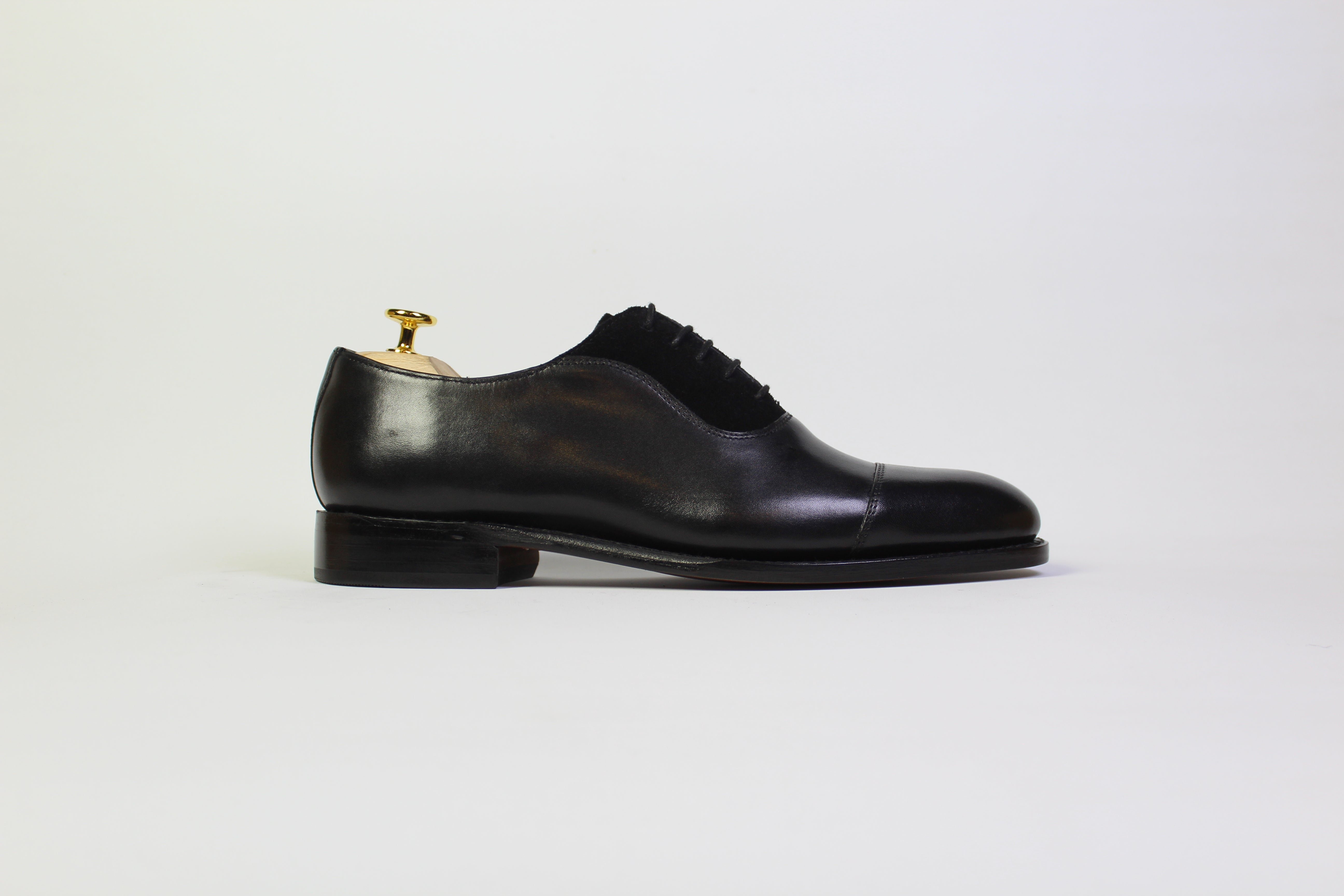 Cap-Toe Shoe Black